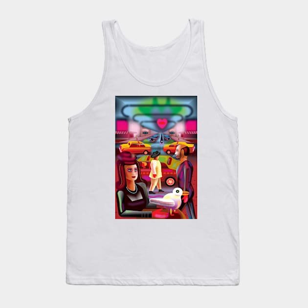 Taxi Stand Tank Top by charker